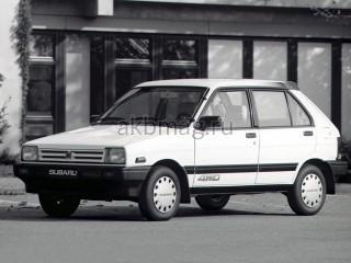 Subaru Justy I 1984, 1985, 1986, 1987, 1988, 1989, 1990, 1991 годов выпуска