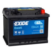 Аккумулятор EXIDE Excell 62R EB620 62Ач 540А обр. пол. Аккумулятор EXIDE Excell 62R EB620 62Ач 540А обр. пол.