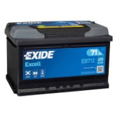 EXIDE Excell 71R EB712 670A 278х175х175 EXIDE Excell 71R EB712 670A 278х175х175