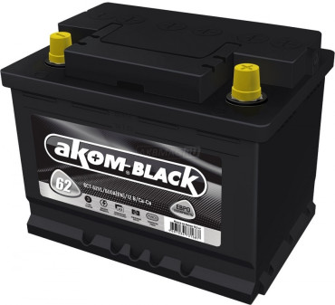АКОМ BLACK 62R 600A 242x175x190
