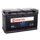 Аккумулятор HOWTER AGM 80R 80Ач 800А обр. пол.